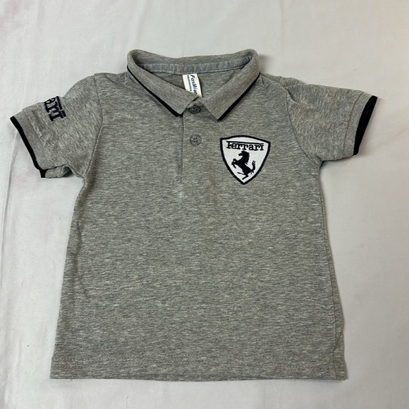 Ferrari - short sleeve polo shirt. Size 2 - Picture 1 of 4